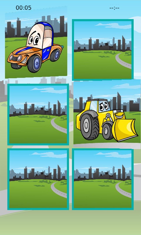 Cars Memory Puzzle截图1