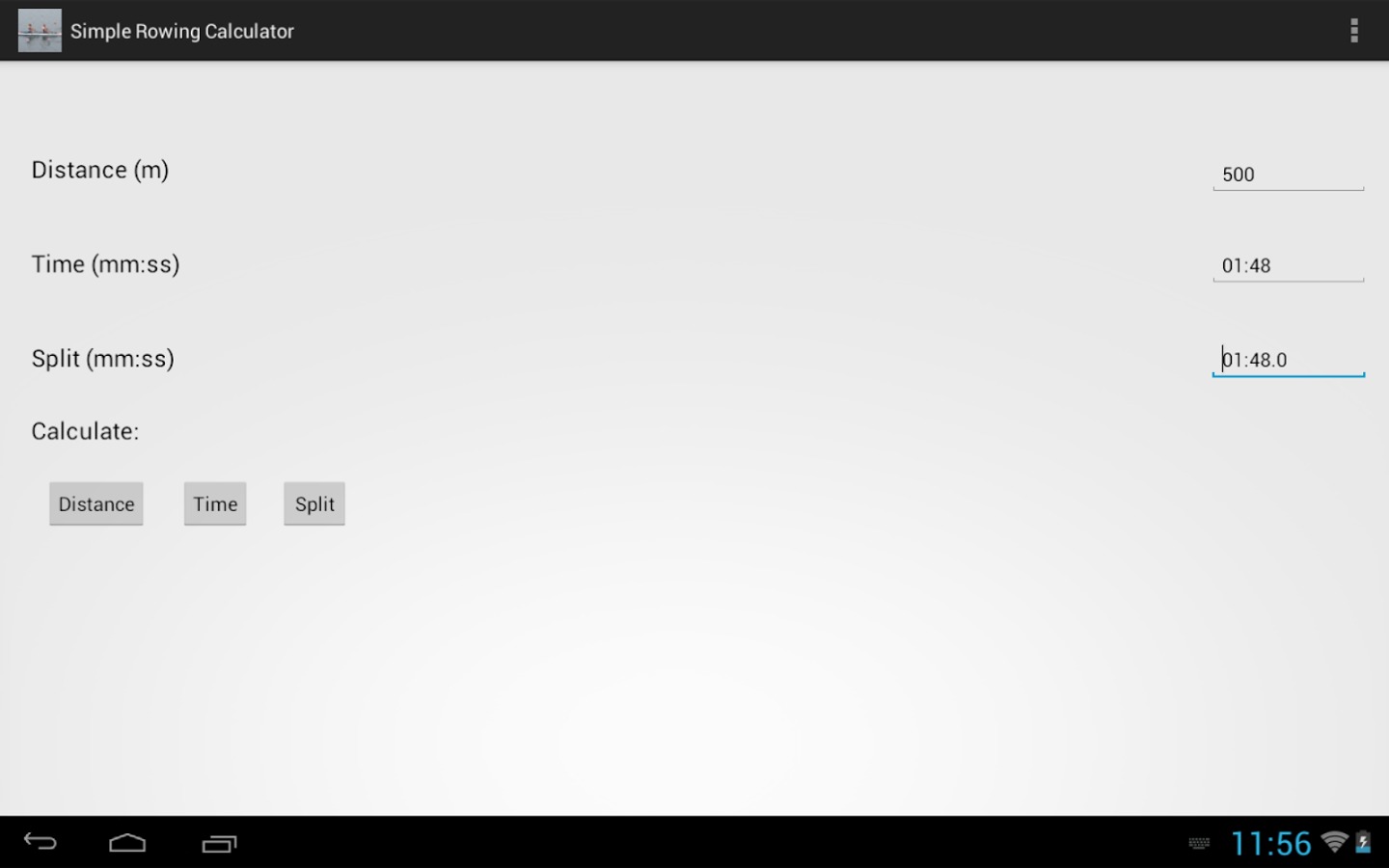 Simple Rowing Calculator截图3