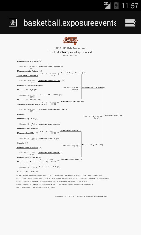 NHR State Tournament截图4