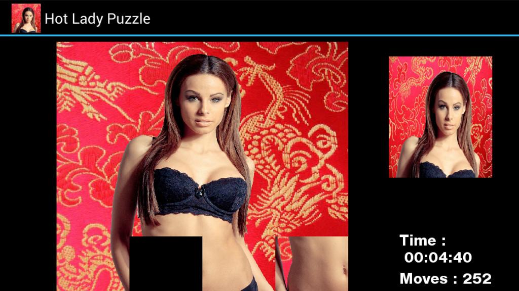 Hot Lady Puzzle截图3