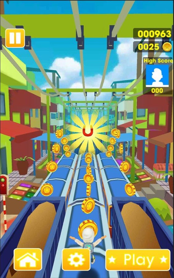 Princess Endless Run: Train Subway Surf截图2