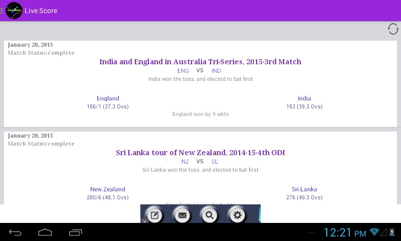 World Cup Livescore Cricket截图5