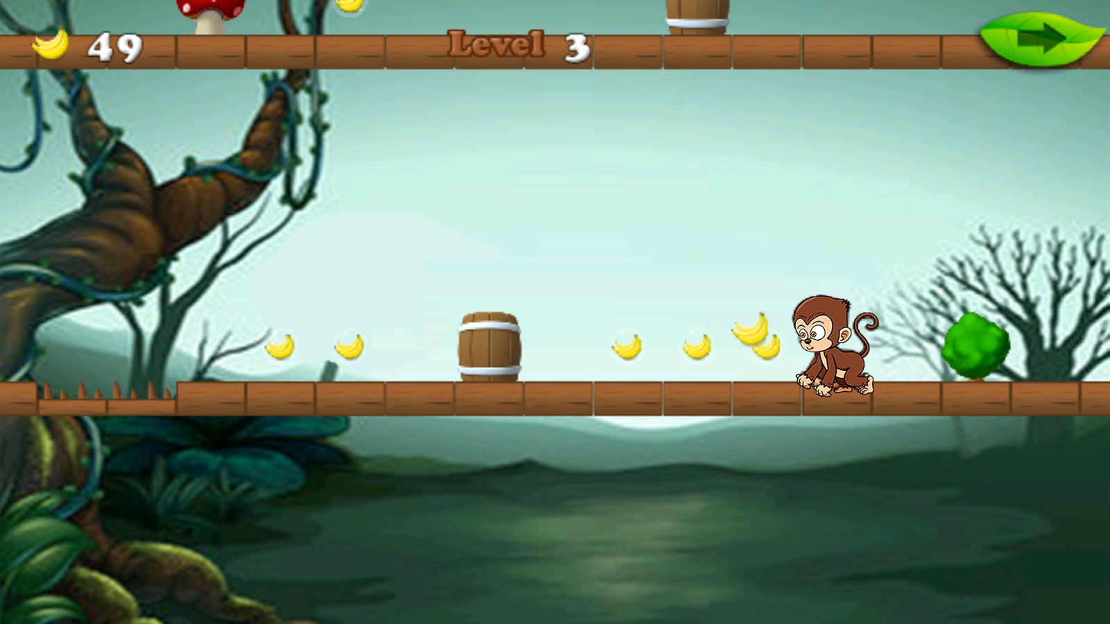 Monkey Jump In Rainforest截图2