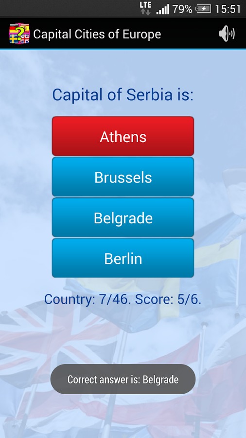 Quiz: Capital Cities of Europe截图3