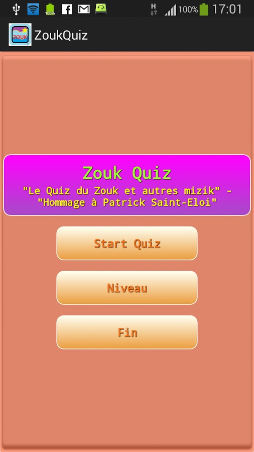 Le Quiz du Zouk et Kizomba ! !截图1