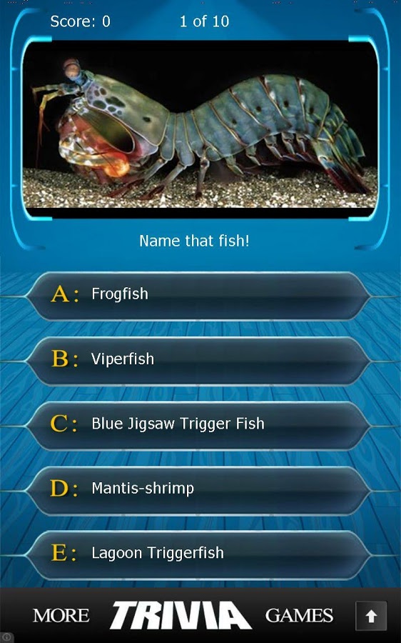 Name that Fish Trivia截图5