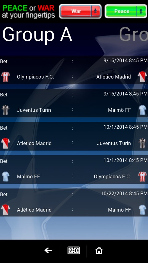 Champions League Predictor截图3