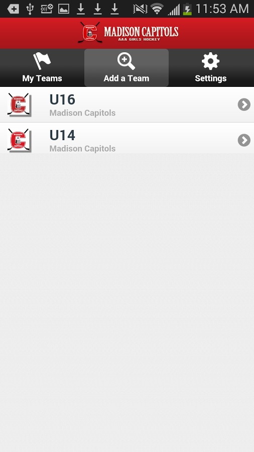 Madison Capitols Girls Hockey截图2