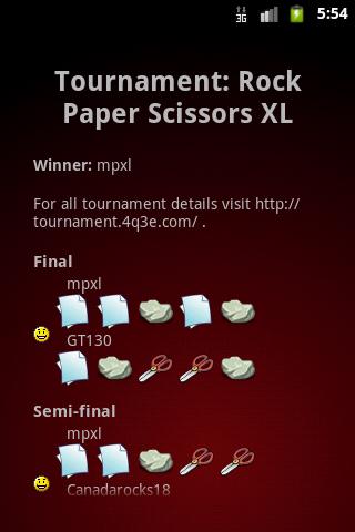 Rock Paper Scissors Tournament截图2