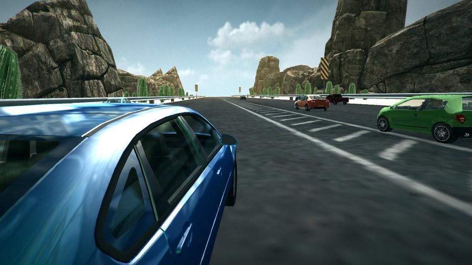 Traffic Racer : desert截图2