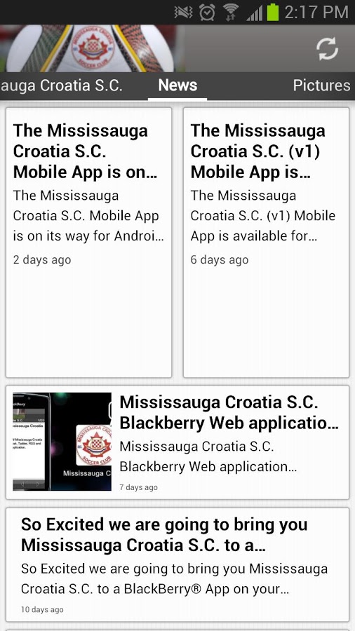 Mississauga Croatia S.C.截图2