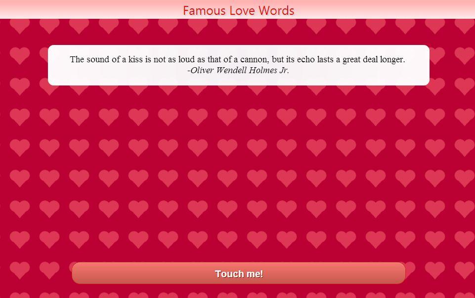 Famous Love Words截图4