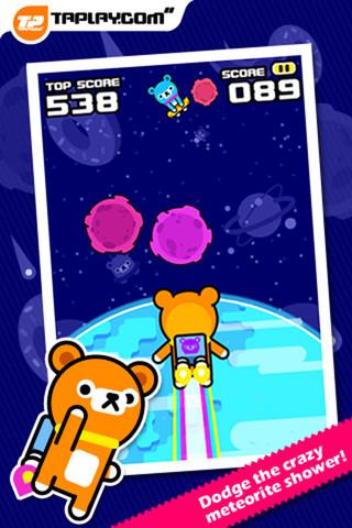 Tappi Bear - Space Rush截图5