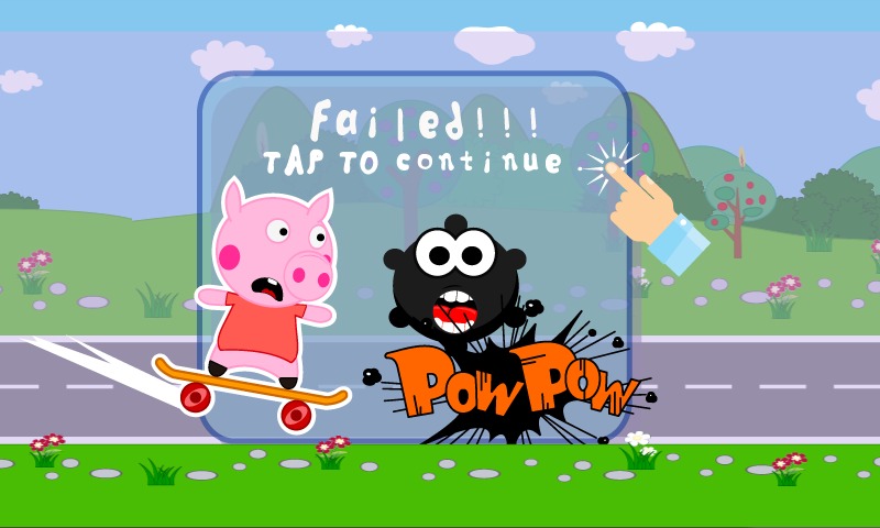 Peppie Pig Free Skate Games截图5