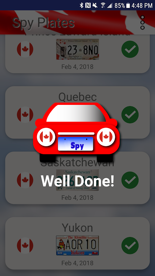 Spy Plates Canada截图1