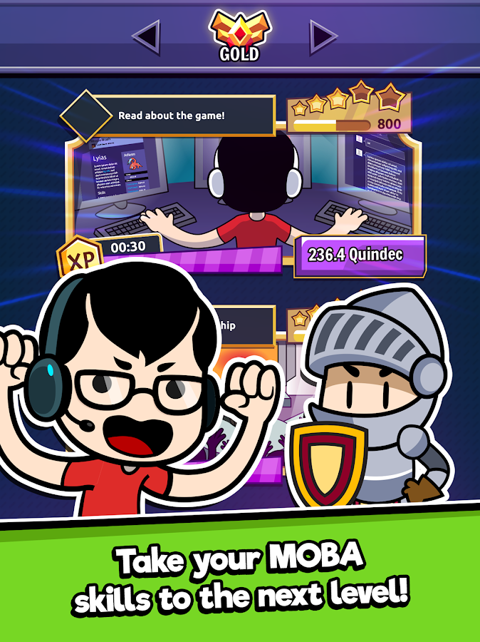 Moba Idle Legend - eSports Tycoon Clicker Game截图5