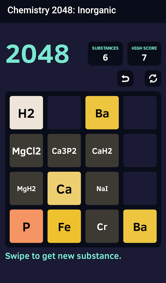 Chemistry 2048截图2