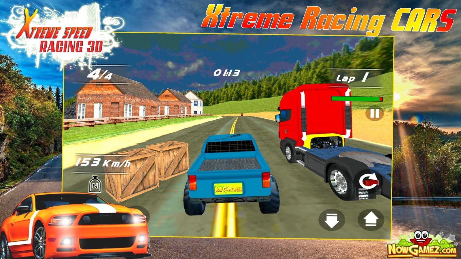 Xtreme Speed Racing 3D - FREE截图2