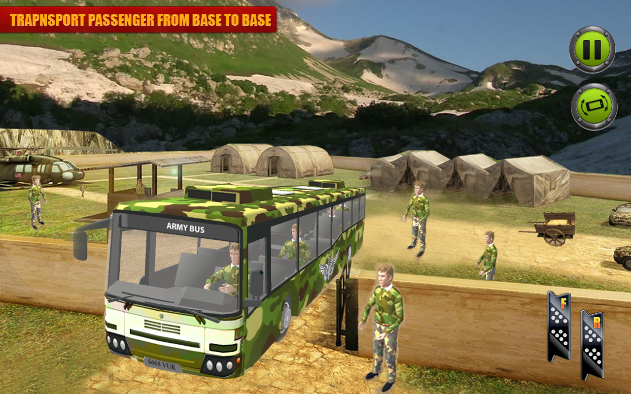 US Army Coach Bus Simulation截图2