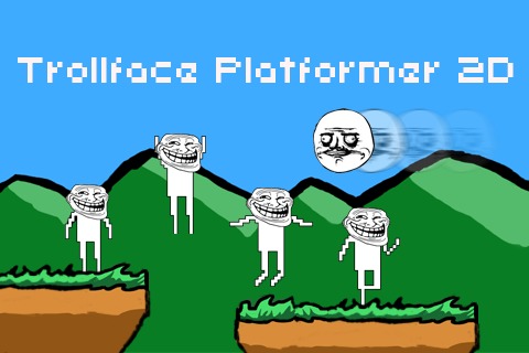 Trollface Platformer 2D截图1