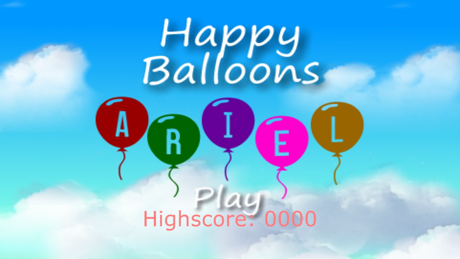 Happy Balloons Ariel截图1