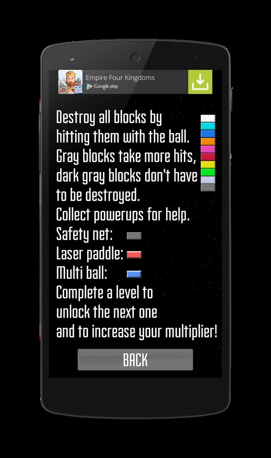 Blocks: Arkanoid-droid截图2