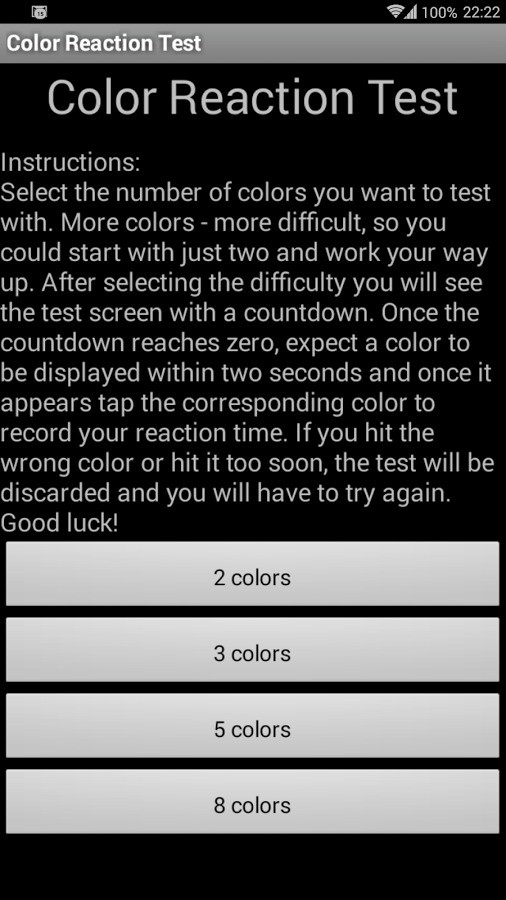 Color Reaction Test截图1