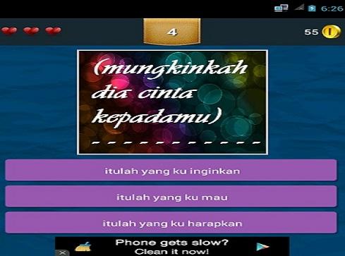 Lagu Aliando - Kuis Lirik截图5