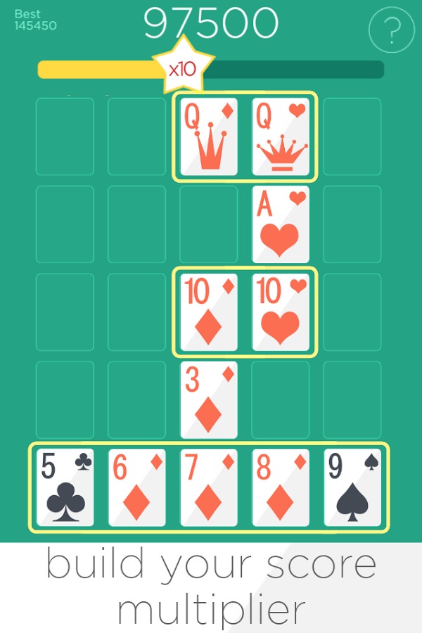 Cross Poker - Card Solitaire截图3