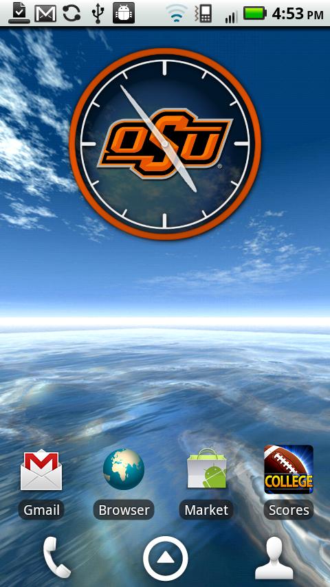 Oklahoma State Live Clock截图2