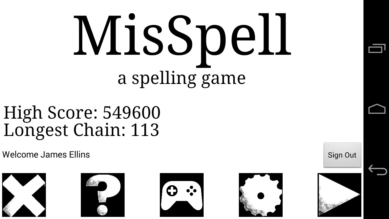 MisSpell: A Spelling Game截图2