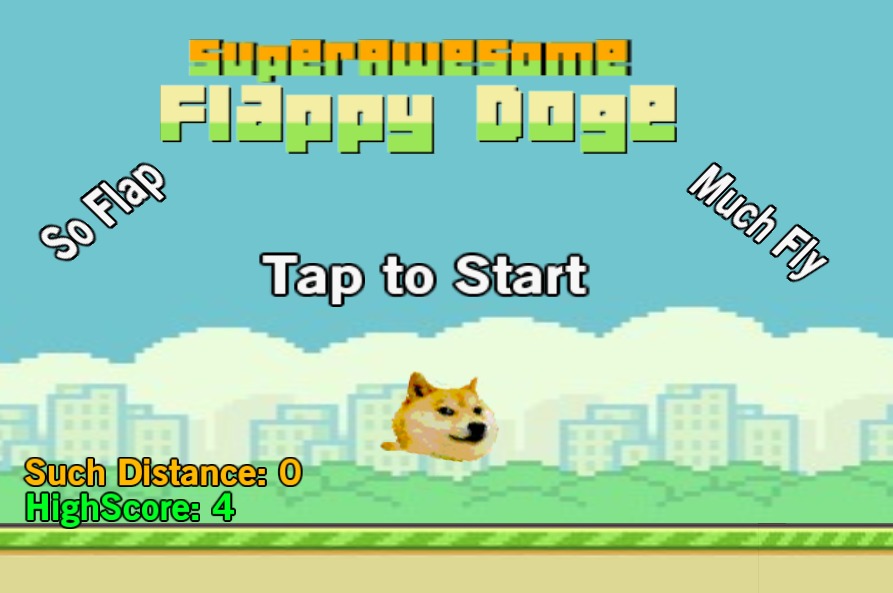 SuperAwesome Flappy Doge截图5