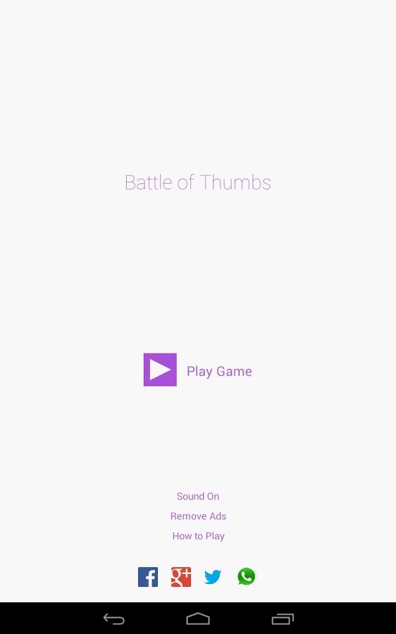 Battle of Thumbs - Free截图5