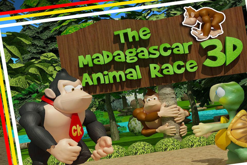 The Madagascar Animal Race 3D截图1