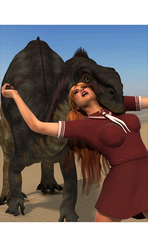 Dinosaur and Schoolgirl Puzzle截图4