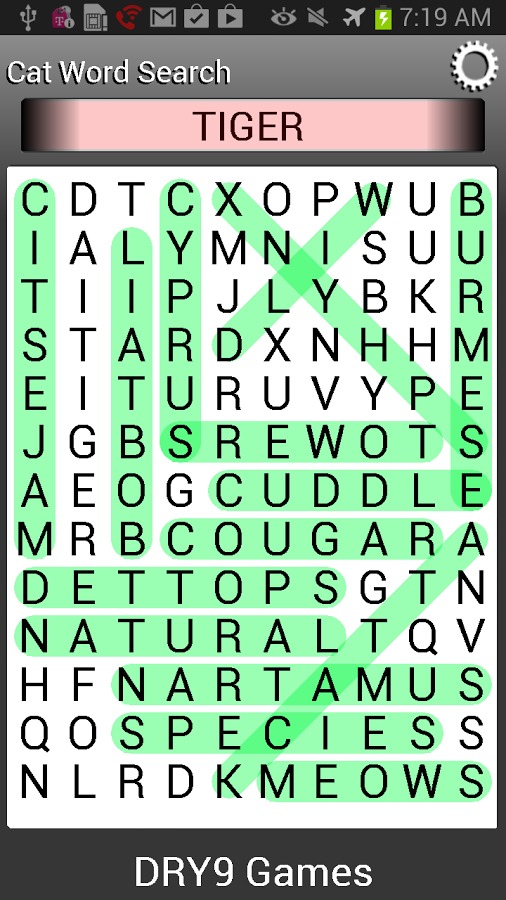 Cat Word Search截图4