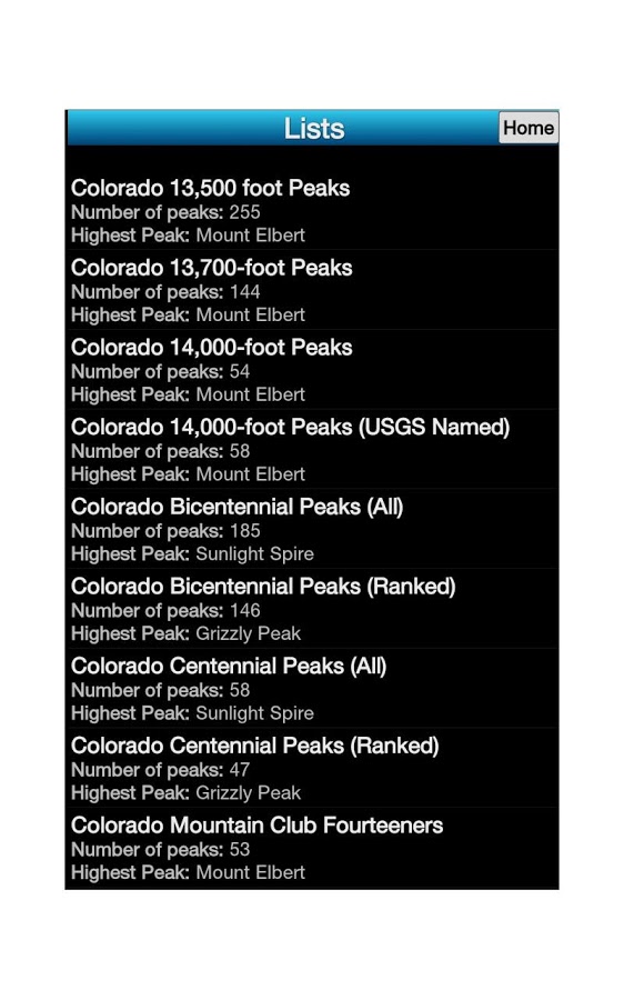 the Colorado hiking app截图2