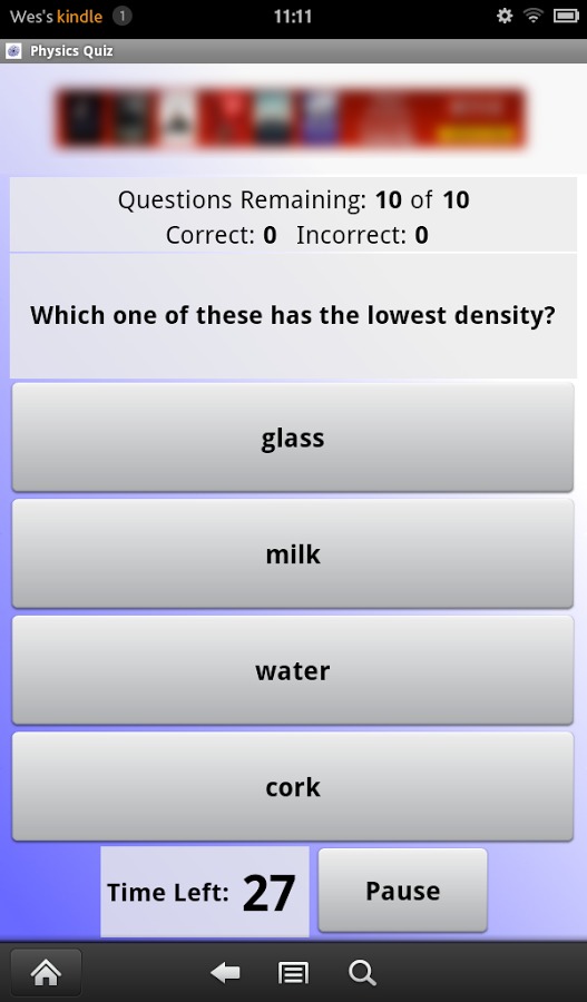 Physics Quiz截图2