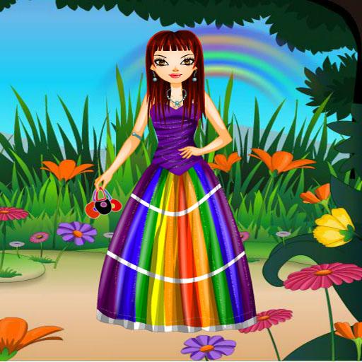 Miss Rainbow Dressup截图5