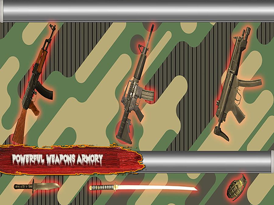 Zombie War Stickman Fighting : FPS Shooting Game截图2