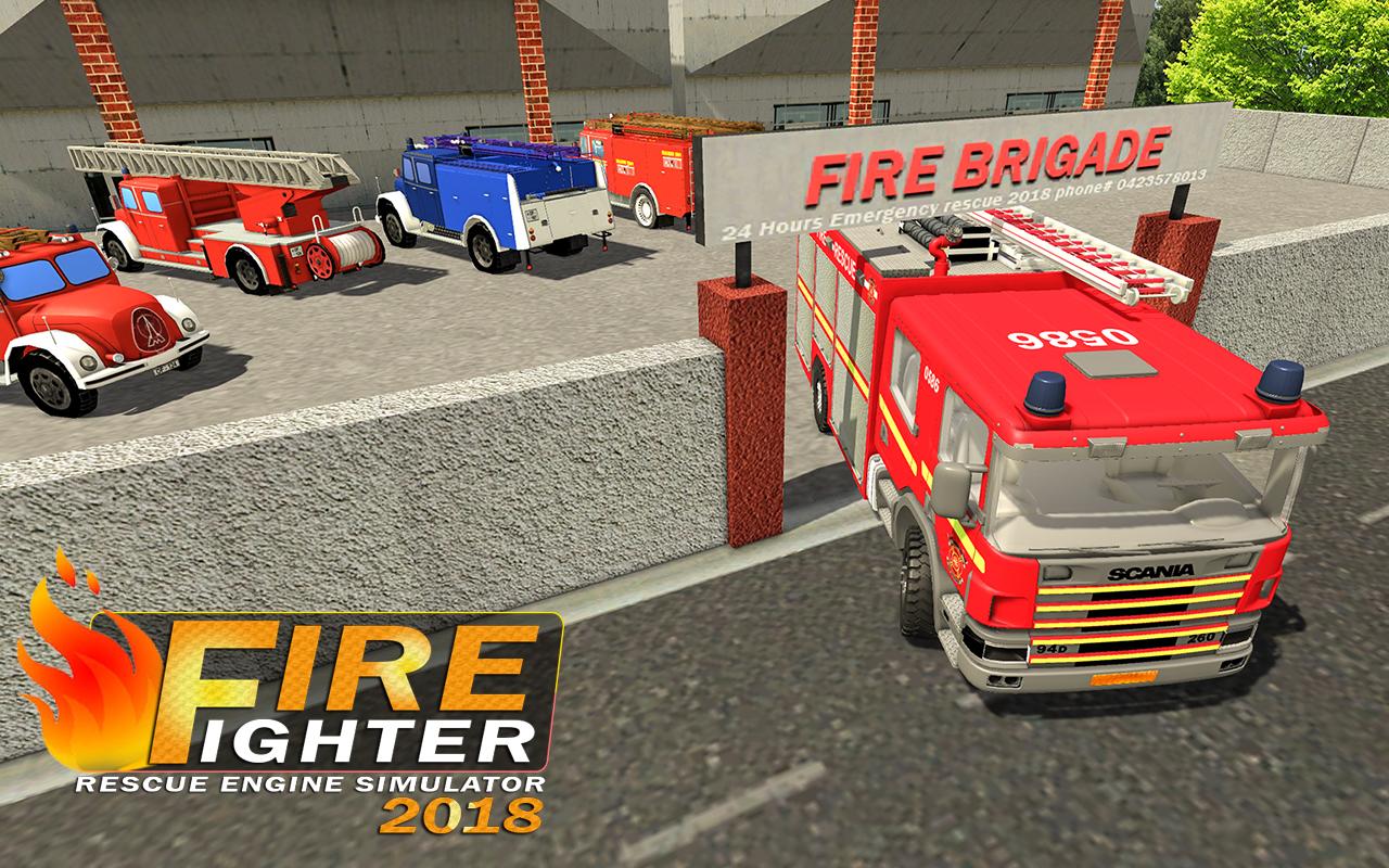 Firefighter Rescue Engine Simulator 2018截图5