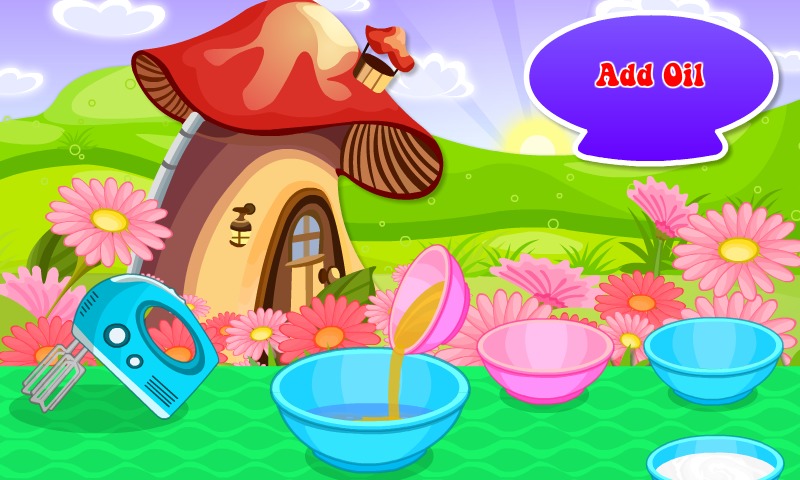 Mushroom House Cake截图2