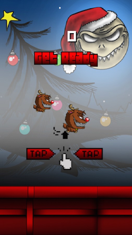 Flappy Christmas-Evil Rudolph截图4