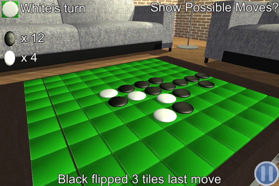 Reversi 3D by Purple Buttons截图2