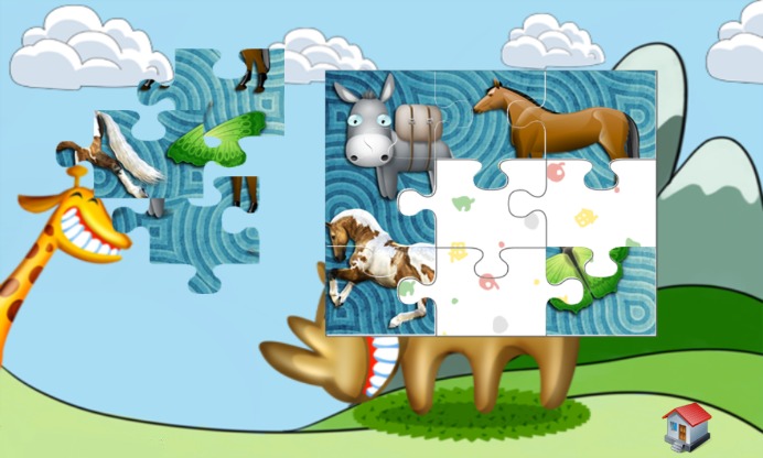 Fun Animal Puzzle For Toddlers截图5