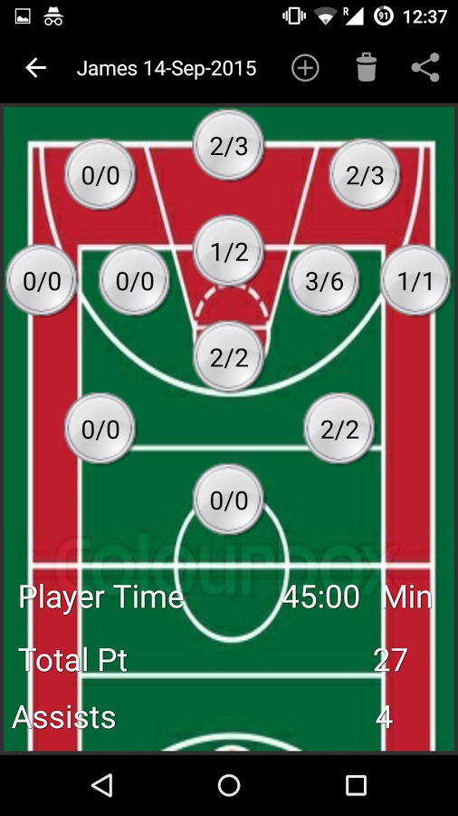 Basketball Stats V 2.9截图5