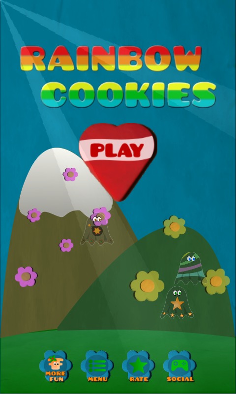 Rainbow Cookies - Match 3截图1