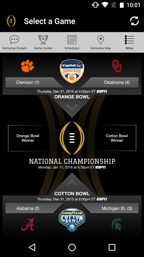 CFP Gameday截图1