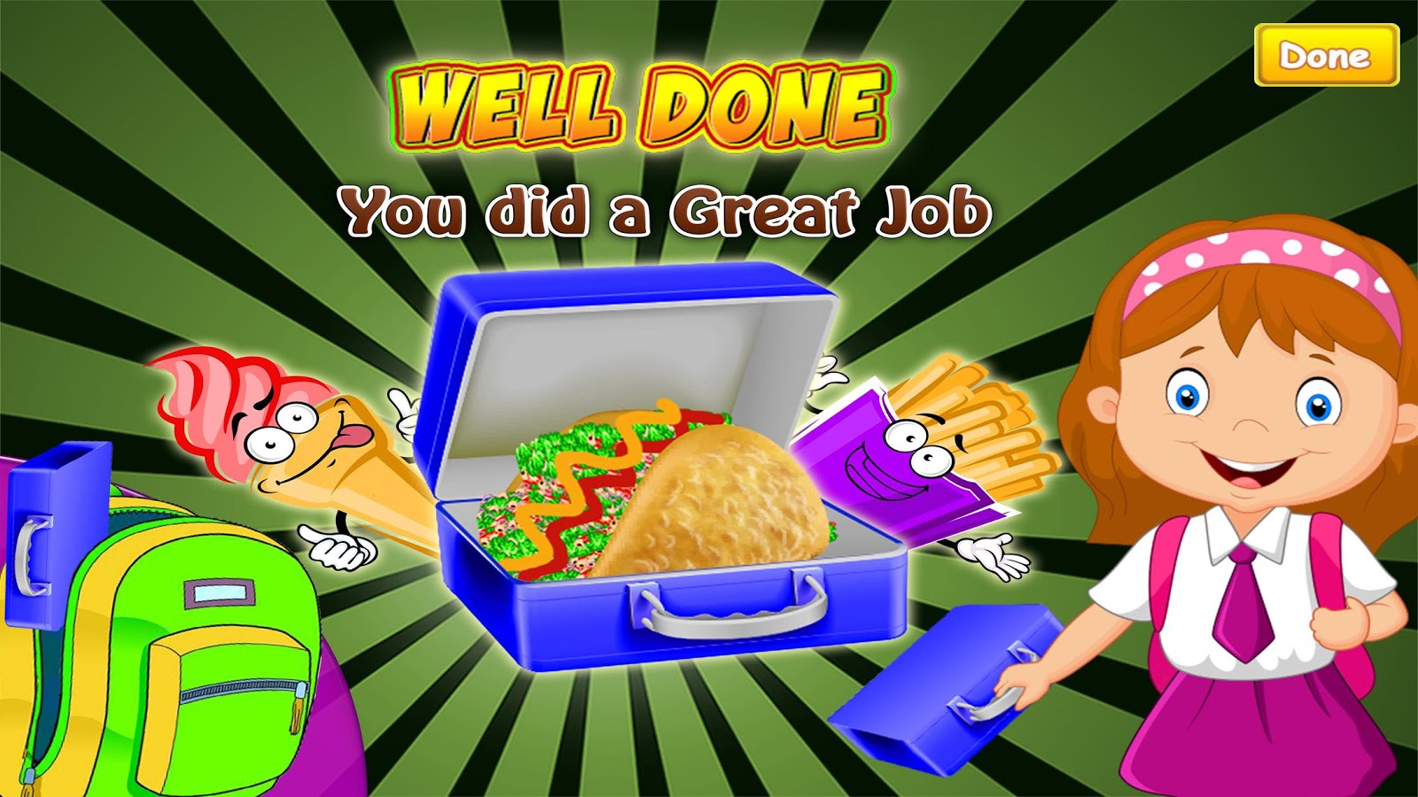 Taco Lunch Box Cheese Food : Kitchen Cooking Games截图1