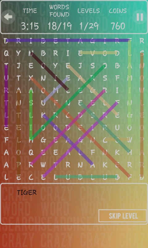 Crazy Word Search截图4